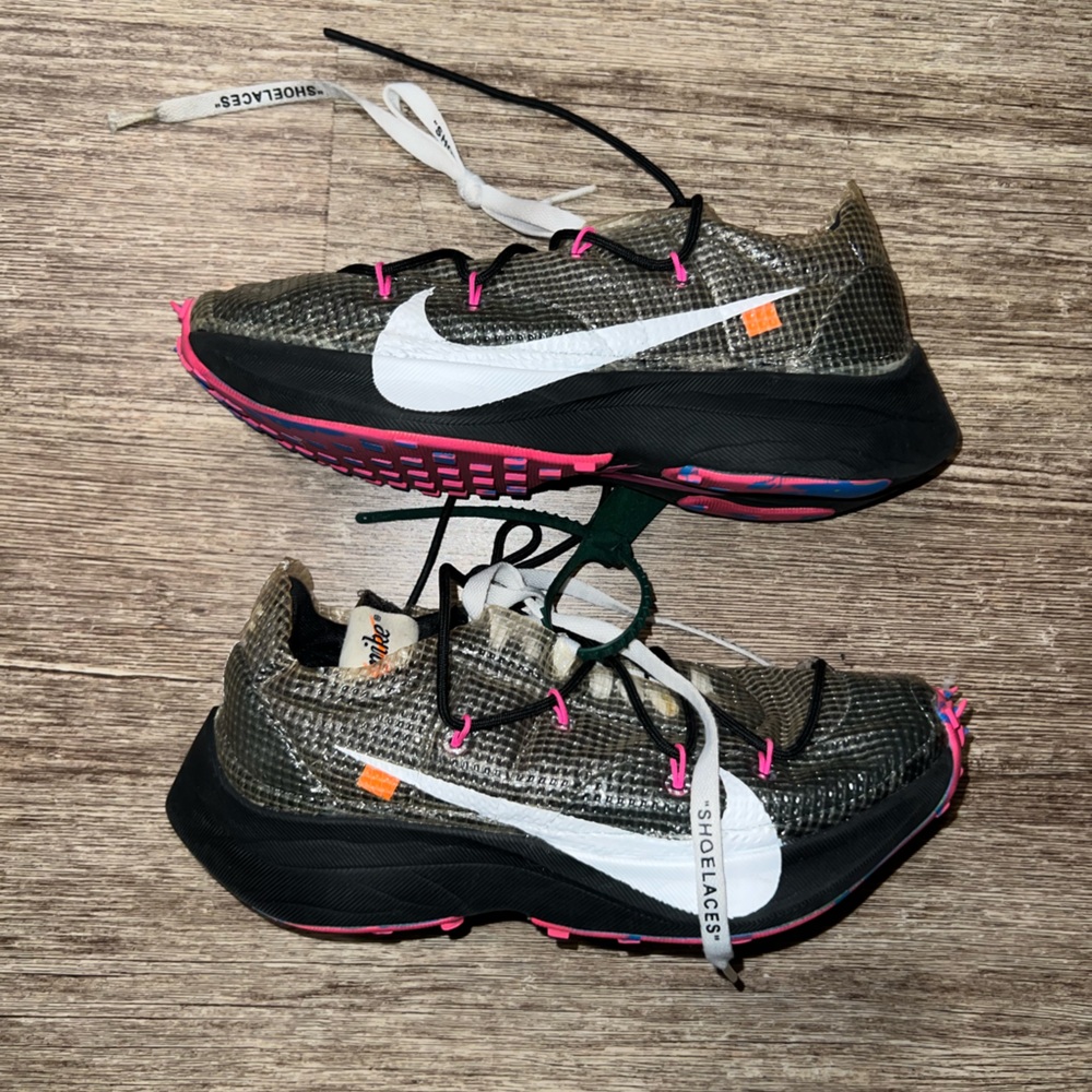 Women’s Classic Nike X Off-White Vapor Street Sneaker ‘Laser Fuchsia’ Size 8.5W